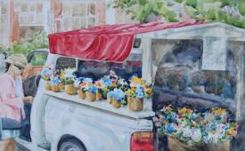 Nantucket Flower Vendor